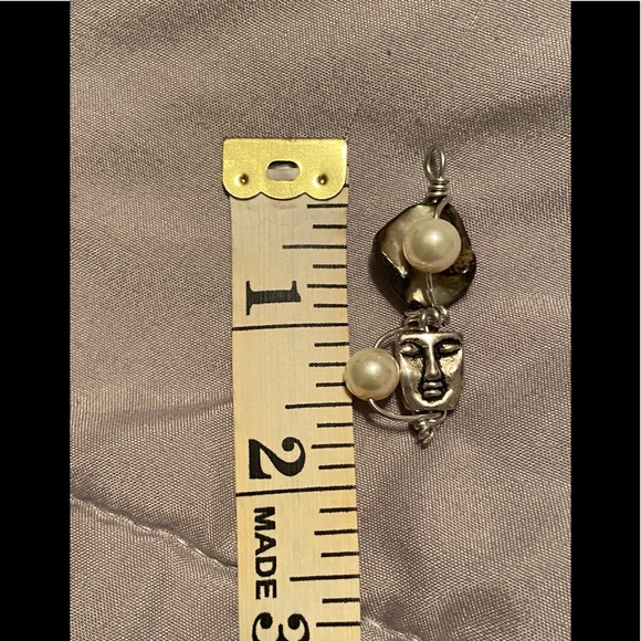 Designs by Janelle - Handmade Silver Wire Face Charm - Picture 15 of 15